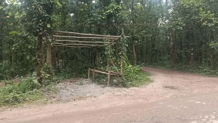 ডাকাতি ঠেকাতে বানানো পুলিশ চেকপোস্টের টিন খুলে নিয়ে গেলো চোর!